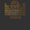 Men's Star Wars Fade Periodic Table of Elements  T-Shirt - Charcoal Heather - Medium - image 2 of 4