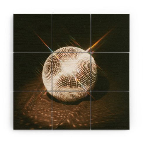 Stupell Dazzling Pink Disco Ball Gallery Wrapped Canvas Wall Art