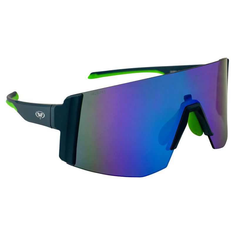 2 Pairs of Global Vision Astro Cycling Sunglasses with Blue Mirror, Flash Mirror Lenses, 4 of 8