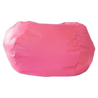 Gold Medal Leather Look Bean Bag Chair - Pink : Target