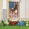Collections Etc Patriotic Land of the Free Eagle Double Sided Garden Flag - 3 of 3