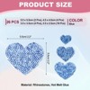 Unique Bargains Iron On Durable DIY Clothing Heart Rhinestone Patches 26 Pcs - 2 of 4