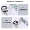 WOWOW Double Robe Hook 304 Stainless Steel in Brushed Nickel - 4 of 4