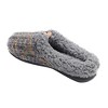 Roxoni Women's Tight-Knit Clog Slippers with Fleece Trim, Cushioned Insole & Non-Slip Sole - 3 of 4