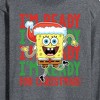 Men's - SpongeBob SquarePants - I'm Ready For Christmas Long Sleeve Graphic T-Shirt - 2 of 4