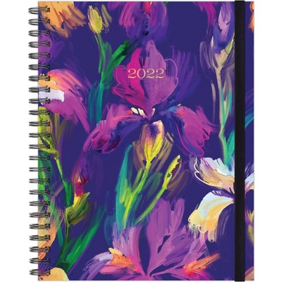 2022 Weekly Planner Hardcover 8.5"x11" Painted Floral - Willow Creek Press