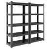Ridstar 63 in. H Black 5-Tier Metal Storage Cabinets with Adjustable Garage Shelves - 2 of 4
