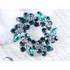 Anna-Kaci Crystal Inspired Floral Wreath Holiday Christmas Old Fashion Brooch Pin - 3 of 4