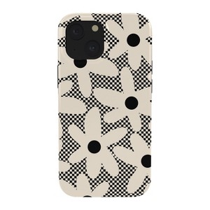 Kierkegaard Design Studio Daisy Time Retro Floral Checks Tough iPhone Case - Society6 - 1 of 1