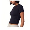 Spruce Fashion Women Slim Short Sleeve Top - 3 of 4