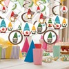 Big Dot of Happiness Garden Gnomes - Forest Gnome Party Hanging Decor - Party Decoration Swirls - Set of 40 - 2 of 4