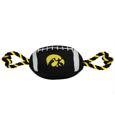 Ncaa Iowa Hawkeyes Nylon Football Dog Toy : Target