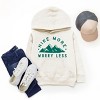 The Juniper Shop Hike More Worry Less Mountain Youth Hoodie - 3 of 4