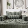 NicBex Couches for Living Room 75"W Corduroy Sponge Sofa Lounge Chair Fluffy Modern Sleeper Chair with 2 Throw Pillows, No Assembly Required - 4 of 4