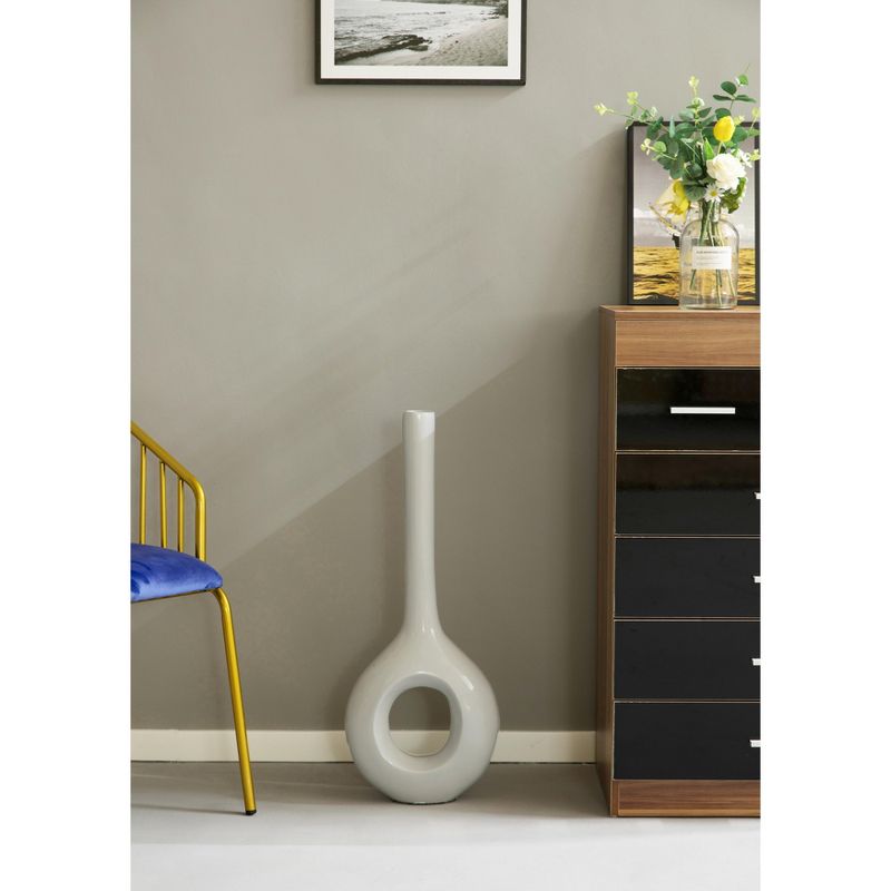 Uniquewise Tall Narrow Vase, Modern Floor Vase, Decorative Gift, Vase for Home Interior Design, 28-Inch-Tall Vase, 2 of 6