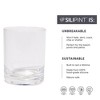 Silipint: Silicone Rocks Glasses 12oz: 2 pk - Crystal Clear - 2 of 4