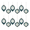 Plaid Glass Reflector Ornament (Set of 12) - 2 of 4