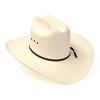 Western Express Natural Straw Western Cattleman Hat - 2 of 4