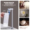 WOWOW Commercial Deck Mounted Glass Filler Faucet, 9 in. High-Arc Glass Filling Water Station in Brushed Nickel - 3 of 4