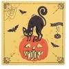 Ganz 4.0 Inch Halloween Coasters Black Cat Trick Treat Coasters - 2 of 4