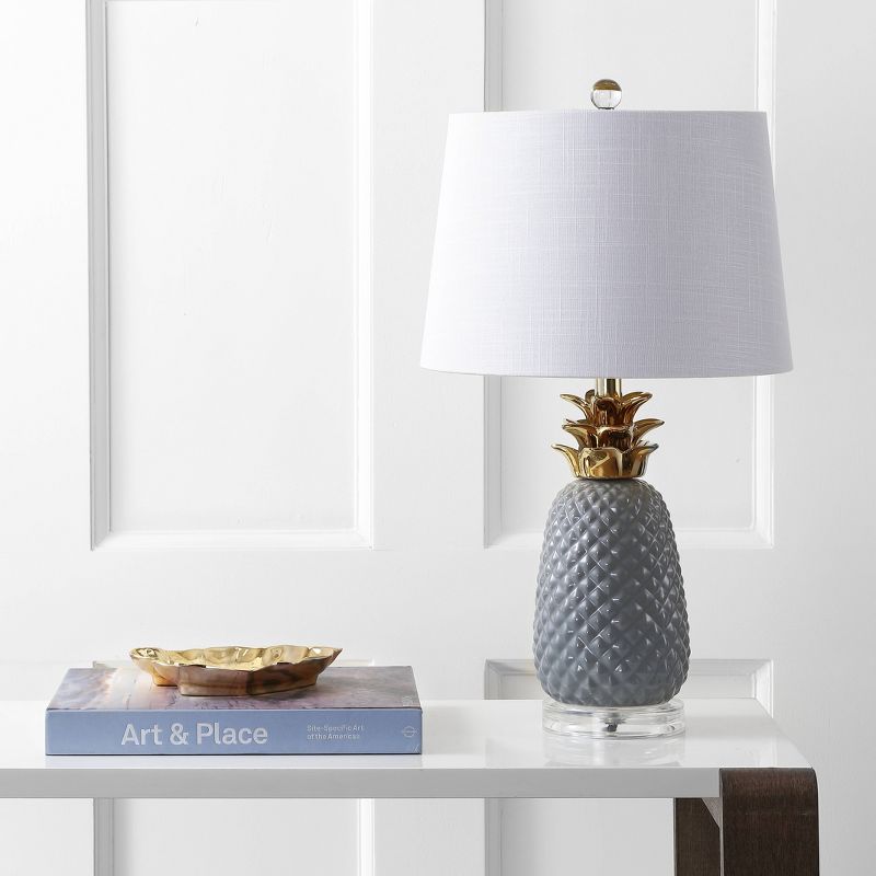 23" Ceramic Pineapple Table Lamp (Includes Energy Efficient Light Bulb) - JONATHAN Y, 4 of 8