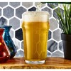 JoyJolt Grant Beer Glasses - Set of 4 - Traditional Pub Glass 1.2 Pint  Capacity Beer Glass - 19 oz