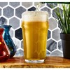 JoyJolt Grant Beer Glasses - Set of 8 Traditional Pub Glass Pint Capacity  Beer Glass - 19 oz