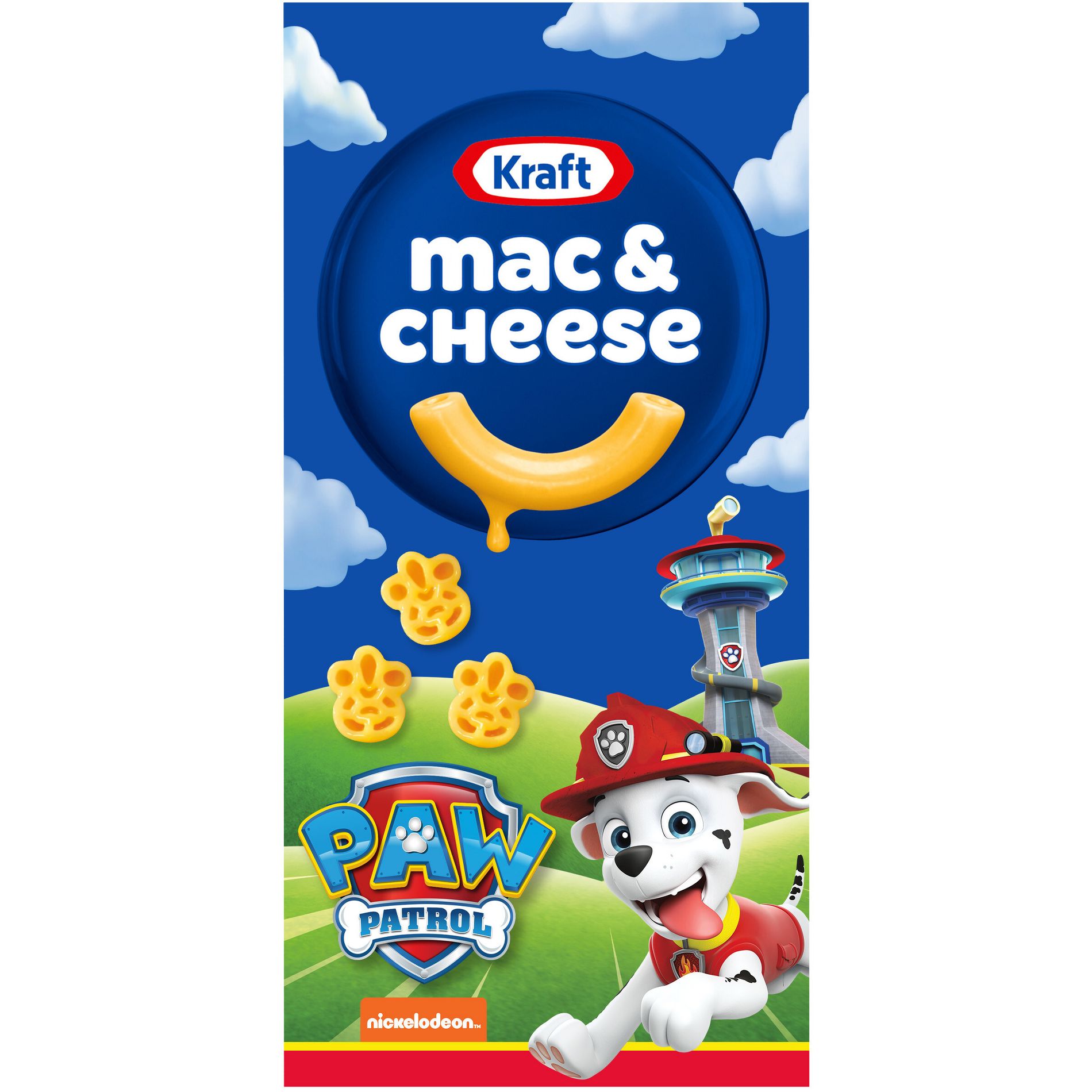 Kraft Macaroni & Cheese Dinner Nickelodeon with Paw Patrol Shapes - 5.5oz