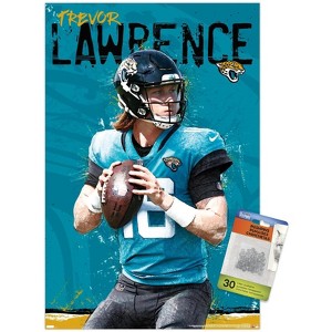 Trends International NFL Jacksonville Jaguars - Trevor Lawrence 21 Unframed Wall Poster Prints - 1 of 4