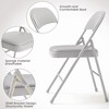 CuisinSmart 2/4 Pack Folding Chairs with Padded Cushions, Padded Foldable Chair Set for 2/4 Hold Up to 350 Pounds, Portable Folding Chair - 4 of 4