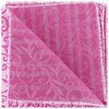 INSPIRE CHIC Men's Satin Leaf Embroidered Pocket Squares - 4 of 4
