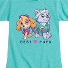 Girls' - Paw Patrol - Besties Pups Fitted Short Sleeve Graphic T-Shirt - 2 of 4