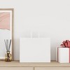 vidaXL Paper Bags 250 pcs with Handles White 12.6x8.7x9.4" - 2 of 4