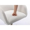 Kumasinova Chic Teddy Fabric Swivel Office Chair with Wheel,Height Adjustable Chair,Chic Computer Chair for Home Office,Home & Office Furniture - 4 of 4