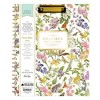 Day Designer Weekly/Monthly Wirebound Teacher Lesson Planner Clipboard 8.5"x11" Hardcover Butterfly Garden - 3 of 4