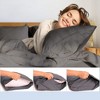 LuxClub 2 PC Performance Microfiber Solid Pillowcase Set - 3 of 3