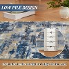 coucheta Washable Area Rug, Multi-size Abstract Soft Non-Shedding Low Pile Rubber Backed Non Slip Carpet, for Living Room, Bedroom, Dining Room - 3 of 4