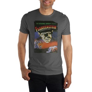 Mens Frankenstein Classic Monsters Movie Black Graphic Tee - 1 of 1