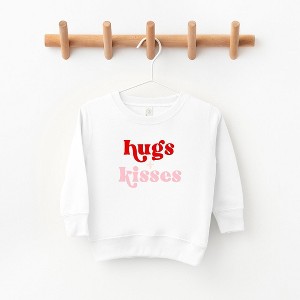 The Juniper Shop Hugs And Kisses Toddler Graphic Sweatshirt - 1 of 3