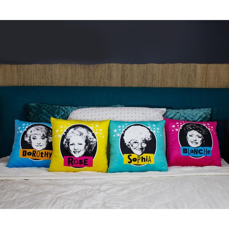 Just Funky The Golden Girls 14-Inch Character Throw Pillows | Set of 4, 2 of 7