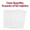 Smarty Had A Party White w/ Silver Stripes Paper Dinner Napkins - 600 pcs - 4 of 4