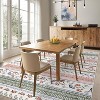 Flower Line Rug,Machine Washable Low-Pile Non-Slip Floral Area Carpet for Kids Room, Living Room, Bedroom, Contemporary Boho Accent Decor - 2 of 4