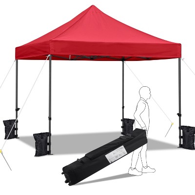 Yaheetech Pop-up Waterproof Canopy 10'x10', Red : Target