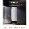VEVOR Undercounter Built-in Ice Maker, 50 Lbs/Day Under Counter Ice Maker Machine with Drain Pump Reversible Door Stainless Steel, Gray - 3 of 4