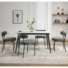 Dining Chairs Set of 2, Upholstered Dining Room Chairs with Metal Legs, Dining Chairs for Kitchen,  Dining Room - 4 of 4