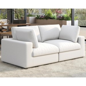 AMERLIFE Modular Sectional Sofa, Down Filled Couch for Living Room - 1 of 4