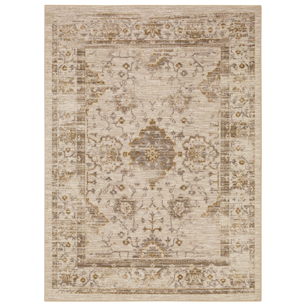 Photos - Area Rug 7'X10' Vintage Tufted Distressed  Tan - Threshold™