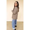 Women's Relaxed Plaid Blazer Jacket - SHE + SKY - 4 of 4