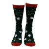 Crazy Dog Men's Last Swing Before The Ring Socks Funny Sarcastic Golfing Graphic Novelty Footwear for Men - 3 of 4