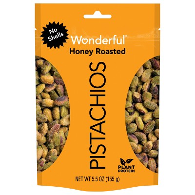 Wonderful Pistachios No Shells Honey Roasted - 5.5oz
